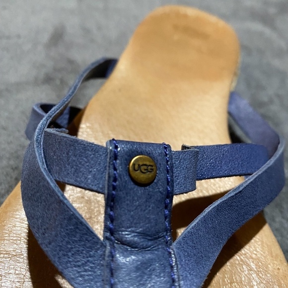UGG Anice Leather Flip Flops - Picture 3 of 4